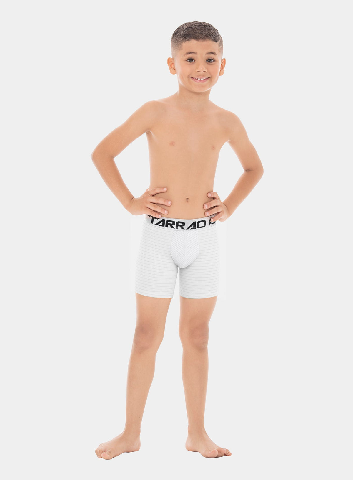 Boxer junior color blanco para infantil, marca TARRAO, referencia 77661, vista frontal. Compra al por mayor en babalu.com.co en COP.