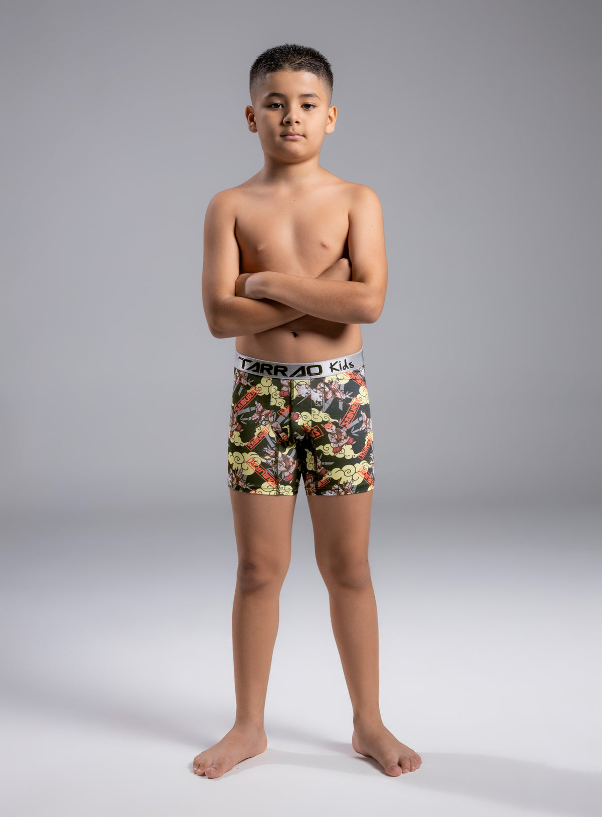 Boxer junior color naranja para infantil, marca TARRAO, referencia 76331b, vista frontal. Compra al por mayor en babalu.com.co en COP.