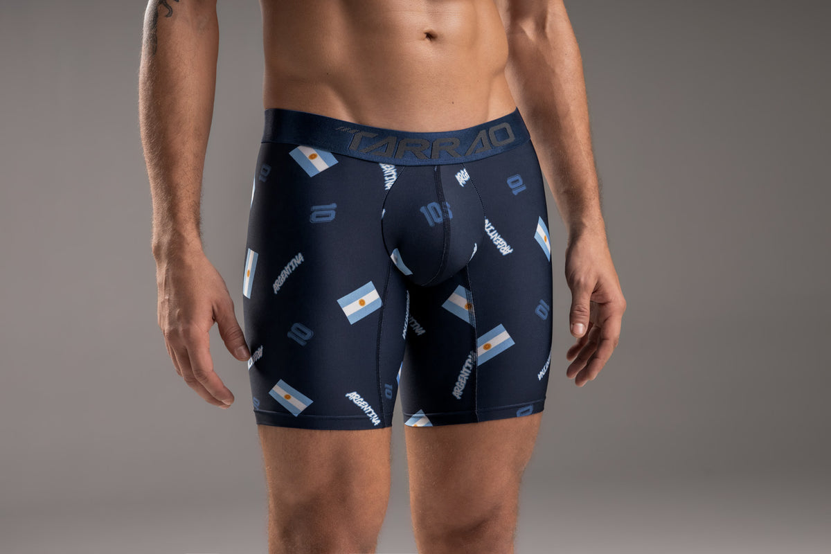 Boxer largo color argentina para hombre, marca TARRAO, referencia 78661, vista frontal. Compra al por mayor en babalu.com.co en COP.