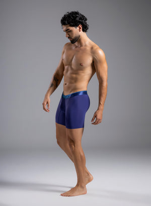 Boxer largo color azul para hombre, marca TARRAO, referencia 78441-yaiba, vista lateral. Compra al por mayor en babalu.com.co en COP.
