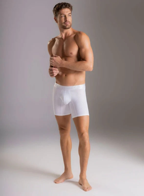 Boxer largo color blanco para hombre, marca TARRAO, referencia 78111, vista frontal. Compra al por mayor en babalu.com.co en COP.