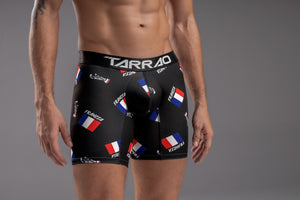 Boxer largo color francia para hombre, marca TARRAO, referencia 78661, vista frontal. Compra al por mayor en babalu.com.co en COP.