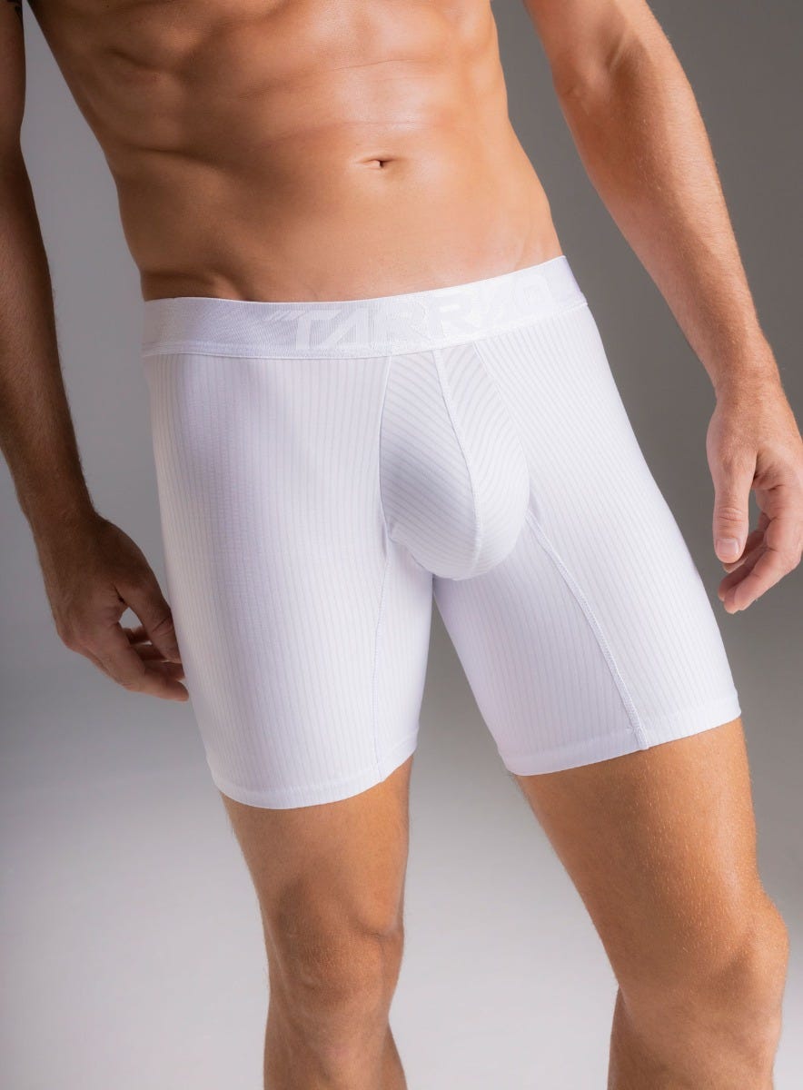 Boxer largo color negro para hombre, marca TARRAO, referencia 622111, vista frontal. Compra al por mayor en babalu.com.co en COP.