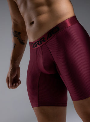 Boxer largo color vino tinto para hombre, marca TARRAO, referencia 62211, vista lateral. Compra al por mayor en babalu.com.co en COP.