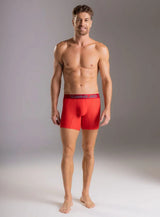 BOXER LARGO MICROFIBRA MALLA