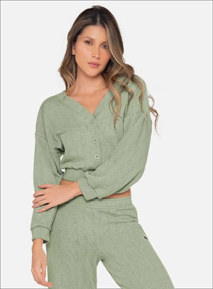 Buzo casual color beige para mujer, marca BABALÚ, referencia 111563, vista frontal. Compra al por mayor en babalu.com.co en COP.