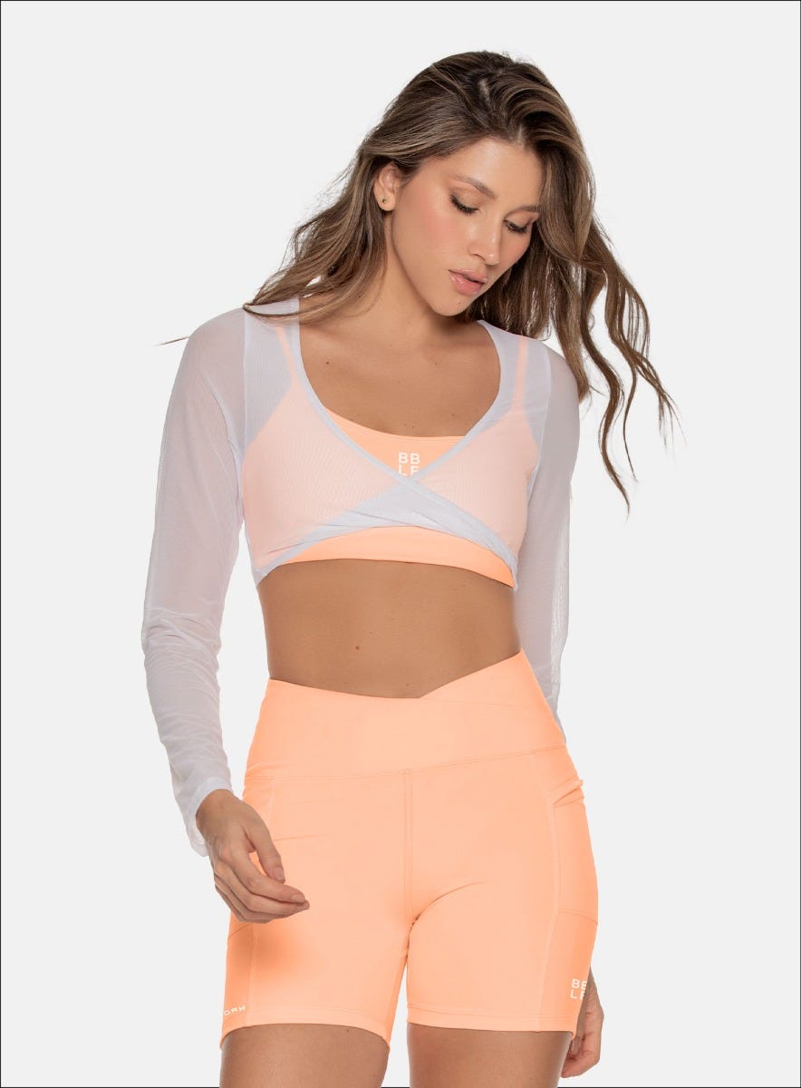 Buzo deportivo color blanco para mujer, marca BABALÚ, referencia 110893, vista frontal. Compra al por mayor en babalu.com.co en COP.