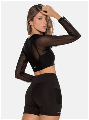 Buzo deportivo color negro para mujer, marca BABALÚ, referencia 110893, vista trasera. Compra al por mayor en babalu.com.co en COP.