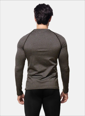 Camibuso deportivo color gris para hombre, marca INIZIO, referencia 84386, vista trasera. Compra al por mayor en babalu.com.co en COP.