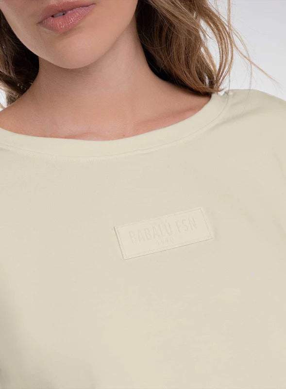 Blusa casual color marfil, marca BABALÚ, referencia 112203, vista detalle. Compra al por mayor en babalu.com.co en COP.