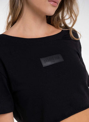 Blusa casual color negro, marca BABALÚ, referencia 112203, vista detalle. Compra al por mayor en babalu.com.co en COP.