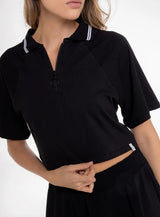 Camiseta deportiva manga ranglan tela algodón