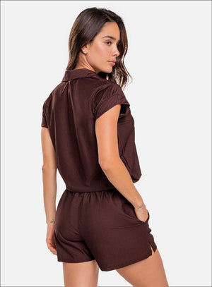 Camiseta deportiva color vino tinto para mujer, marca BABALÚ, referencia 111113, vista trasera. Compra al por mayor en babalu.com.co en COP.