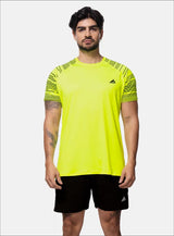CAMISETA DEPORTIVA HOMBRE MANGA RANGLA ESTAMPADA  TALLA S - M - L - XL PRECIO ESPECIAL