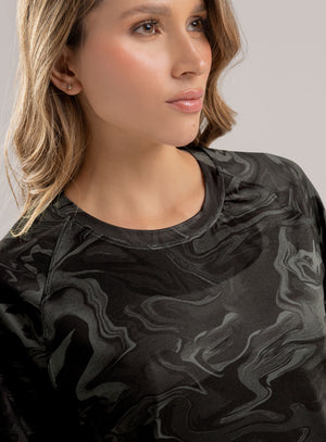 Camiseta deportiva para mujer, marca BABALÚ, referencia 113883, vista detalle. Compra al por mayor en babalu.com.co en COP.