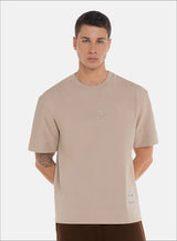 CAMISETA OVERSIZE 100% ALGODÓN CON ESTAMPADO EN FRENTE