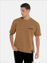 CAMISETA OVERSIZE 100% ALGODÓN CON ESTAMPADO EN FRENTE