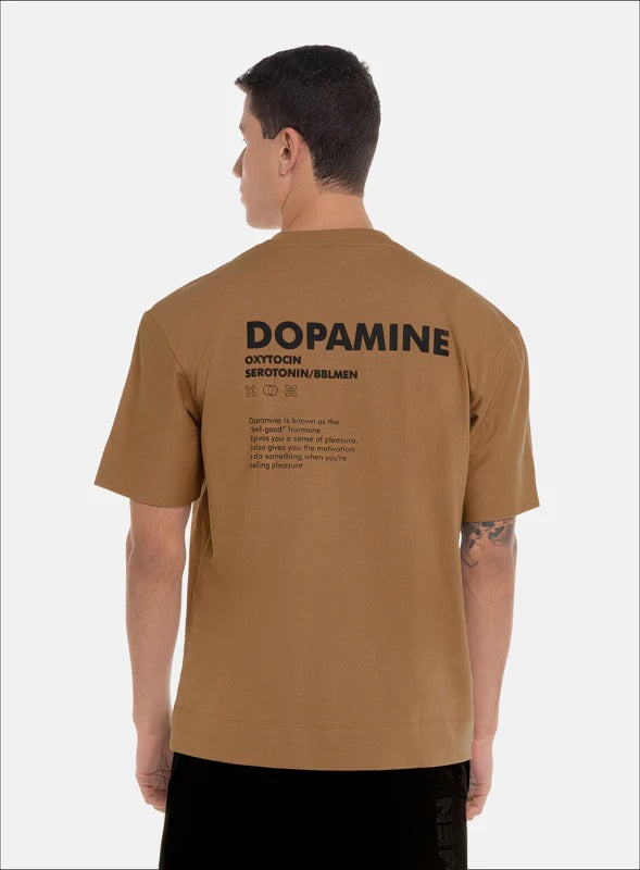 CAMISETA OVERSIZE 100% ALGODÓN CON ESTAMPADO EN FRENTE