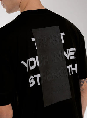 Camiseta oversize color cafe para hombre, marca BBL MEN, referencia 119, vista trasera. Compra al por mayor en babalu.com.co en COP.