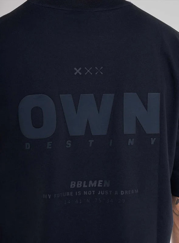 Camiseta oversize 100% algodón con estampado en frente de BBL MEN para hombre, vista 13.