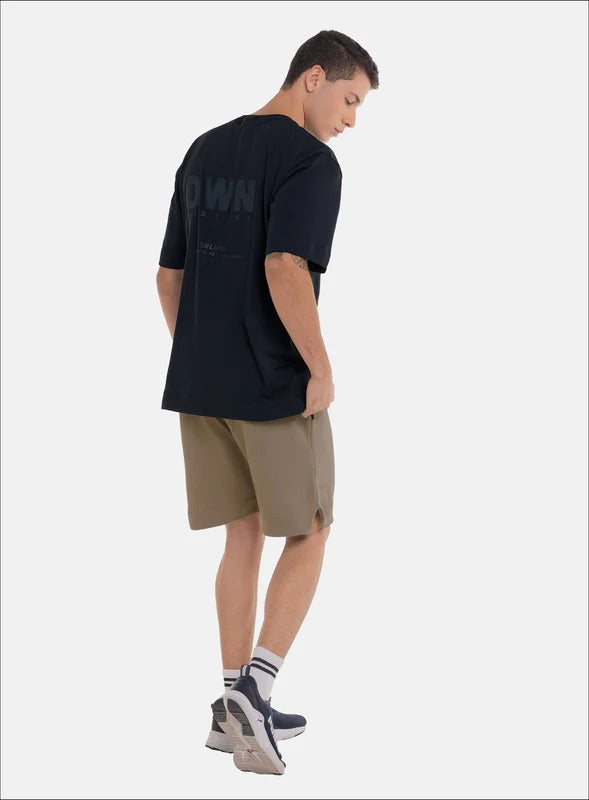 Camiseta oversize 100% algodón con estampado en frente de BBL MEN para hombre, vista 14.
