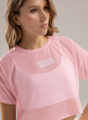 Camistea deportiva color rosado para mujer, marca BABALÚ, referencia 105883, vista frontal. Compra al por mayor en babalu.com.co en COP.