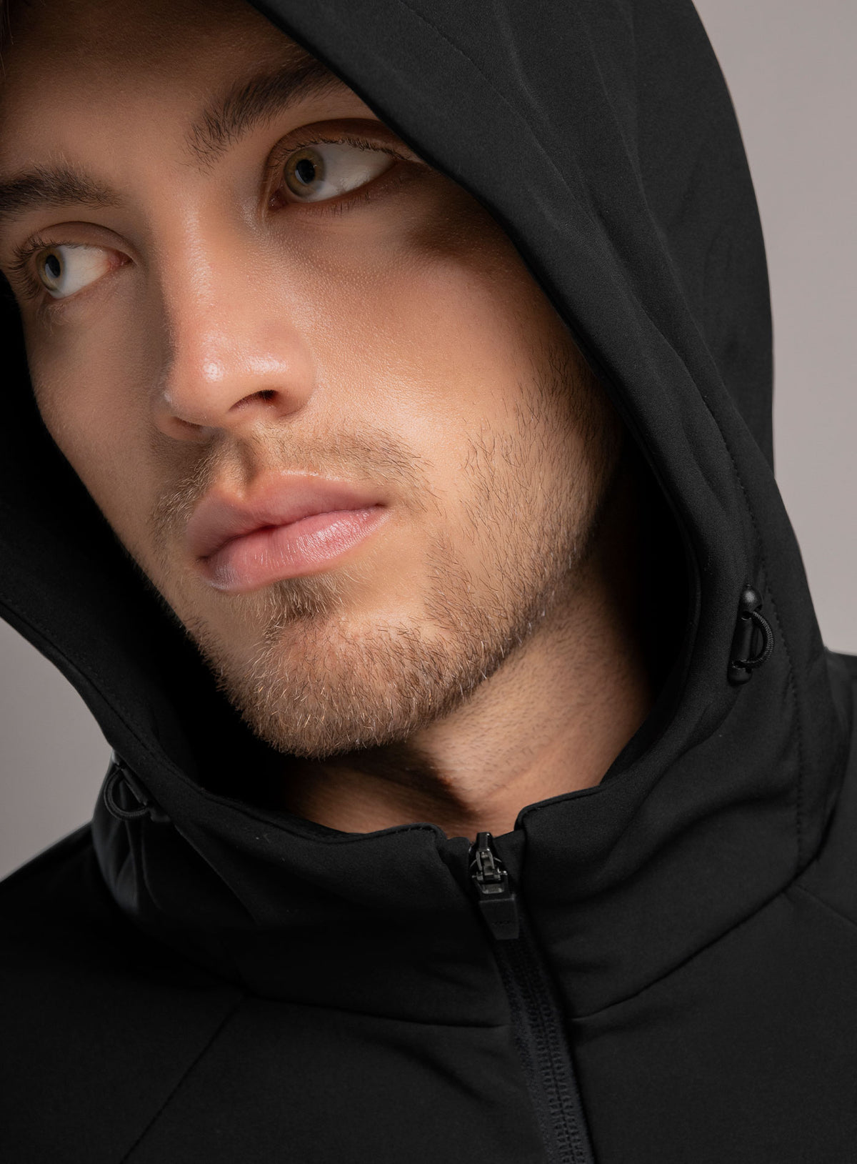 Chompa deportiva color negro para hombre, marca BBL MEN, referencia 86826, vista detalle. Compra al por mayor en babalu.com.co en COP.