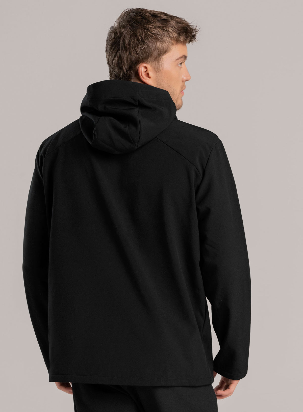 Chompa deportiva color negro para hombre, marca BBL MEN, referencia 86826, vista trasera. Compra al por mayor en babalu.com.co en COP.