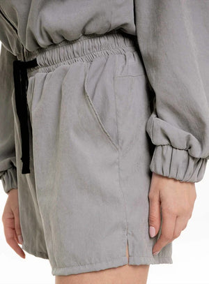 Enterizo casual color gris para mujer, marca BABALÚ, referencia 111983, vista detalle. Compra al por mayor en babalu.com.co en COP.
