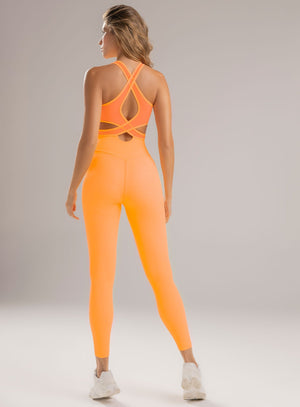 Enterizo deportivo color coral para mujer, marca BABALÚ, referencia 113773, vista detalle. Compra al por mayor en babalu.com.co en COP.