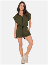 ENTERIZO DEPORTIVO POLIÉSTER SEMI IMPERMEABLE