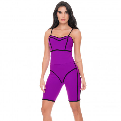 Enterizo deportivo para mujer, marca BABALÚ, referencia 102533, vista detalle. Compra al por mayor en babalu.com.co en COP.