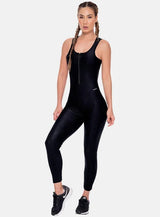 ENTERIZO DEPORTIVO MUJER CON CIERRE EN TELA JACQUARD  TALLA ÚNICA