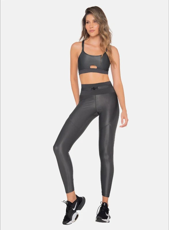 LEGGINS DEPORTIVO POLIAMIDA APARIENCIA CUERO - PRECIO ESPECIAL