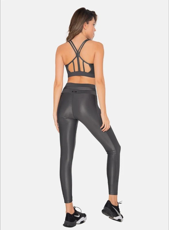 LEGGINS DEPORTIVO POLIAMIDA APARIENCIA CUERO - PRECIO ESPECIAL