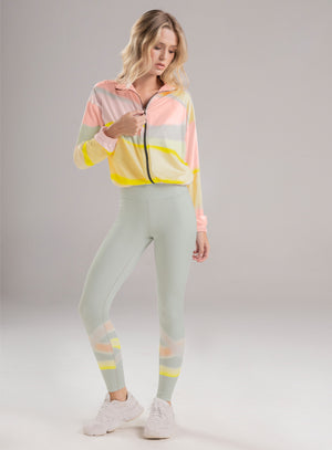 Leggins deportivo color gris para mujer, marca BABALÚ, referencia 112933, vista frontal. Compra al por mayor en babalu.com.co en COP.
