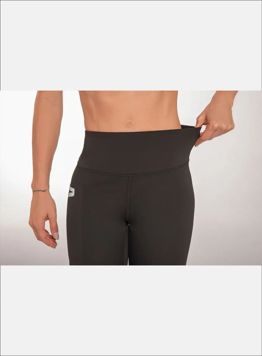 Leggins deportivo color negro para mujer, marca BABALÚ, referencia 107033, vista frontal. Compra al por mayor en babalu.com.co en COP.