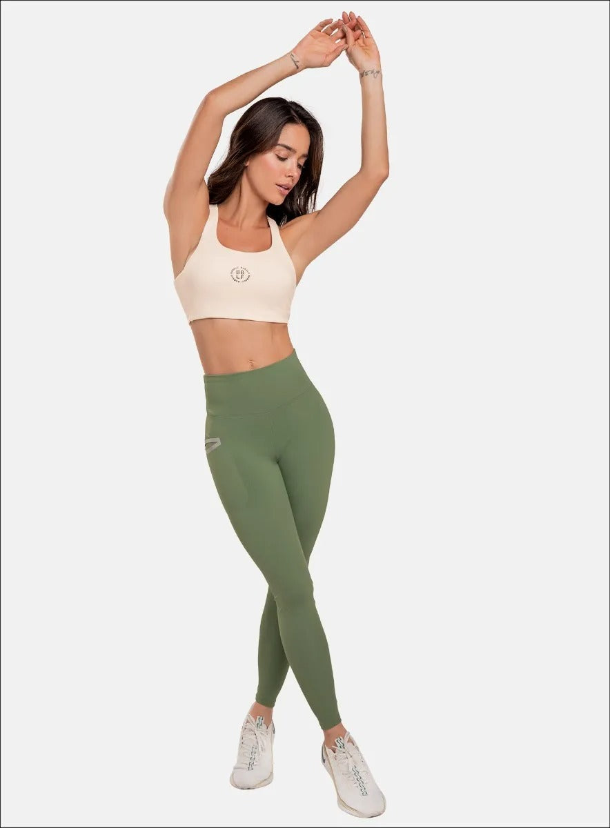 Leggins deportivo color negro para mujer, marca BABALÚ, referencia 107033, vista frontal. Compra al por mayor en babalu.com.co en COP.