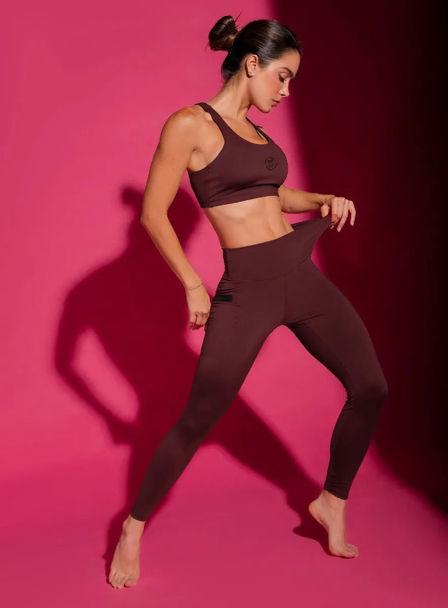 Leggins deportivo color verde para mujer, marca BABALÚ, referencia 107033, vista frontal. Compra al por mayor en babalu.com.co en COP.