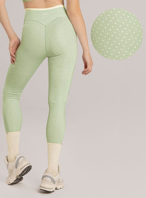 Leggins deportivo color verde para mujer, marca BABALÚ, referencia 115803, vista trasera. Compra al por mayor en babalu.com.co en COP.