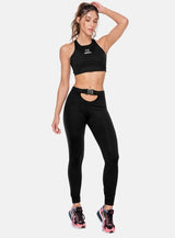 LEGGINS DEPORTIVO EN SUPLEX CON HEBILLA EN CINTURA