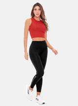 LEGGINS DEPORTIVO POLIÉSTER  PRETINA FUSIONADA