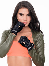 TOP MUJER SOBREPUESTO  MANGA LARGA / POLIÉSTER TALLA UNICA