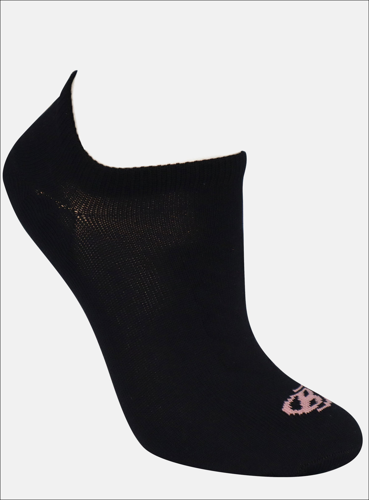 Media baletera color negro para mujer, marca BABALÚ, referencia 1503, vista lateral. Compra al por mayor en babalu.com.co en COP.
