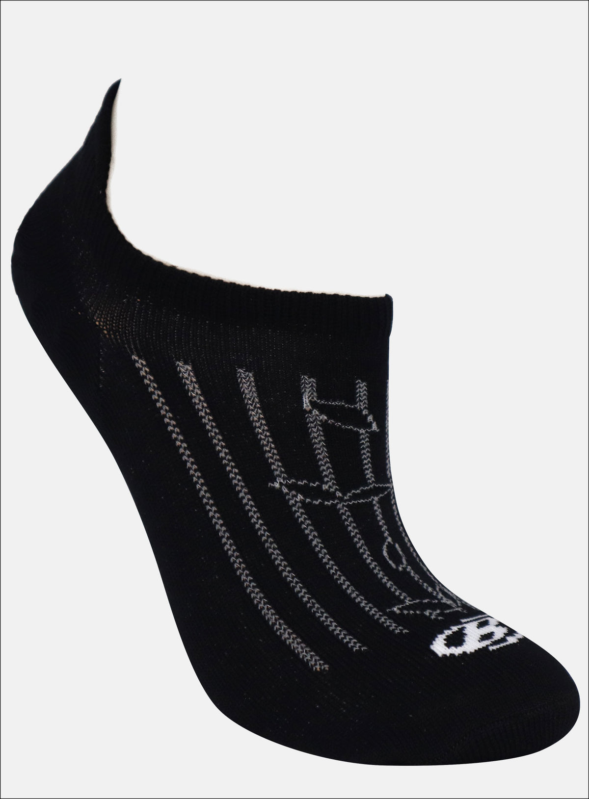 Media baletera color negro para mujer, marca BABALÚ, referencia 1503, vista lateral. Compra al por mayor en babalu.com.co en COP.