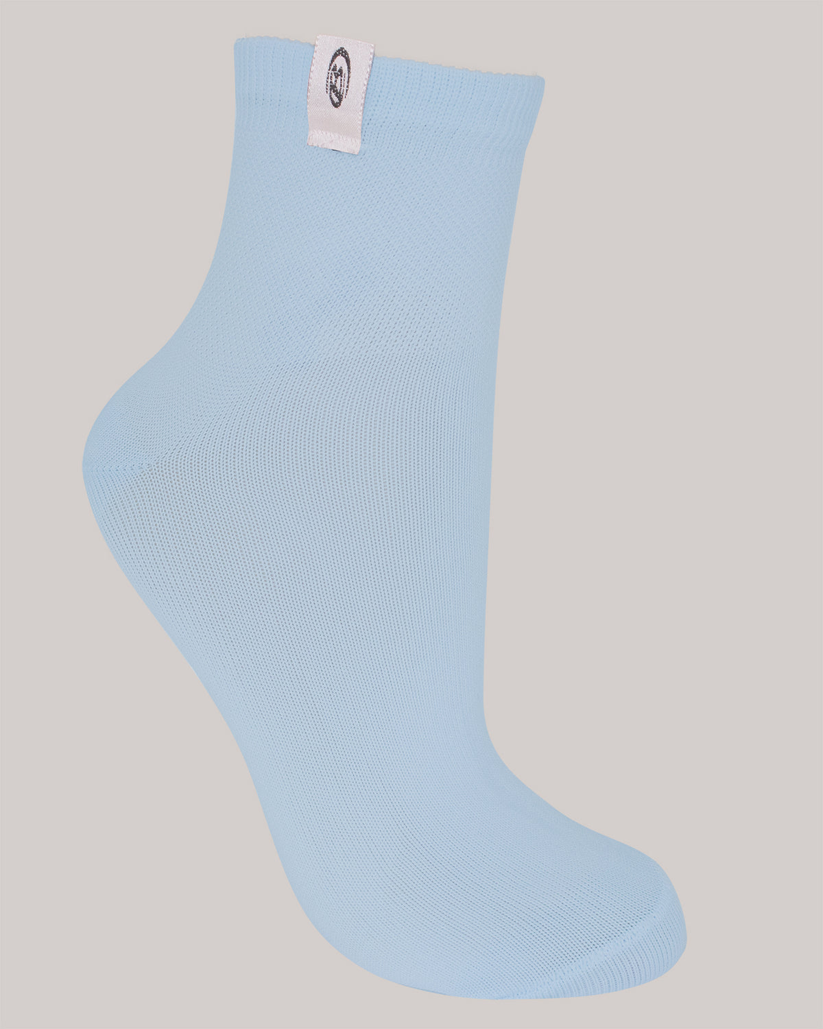 Media deportiva color azul para mujer, marca BABALÚ, referencia 92763, vista lateral. Compra al por mayor en babalu.com.co en COP.