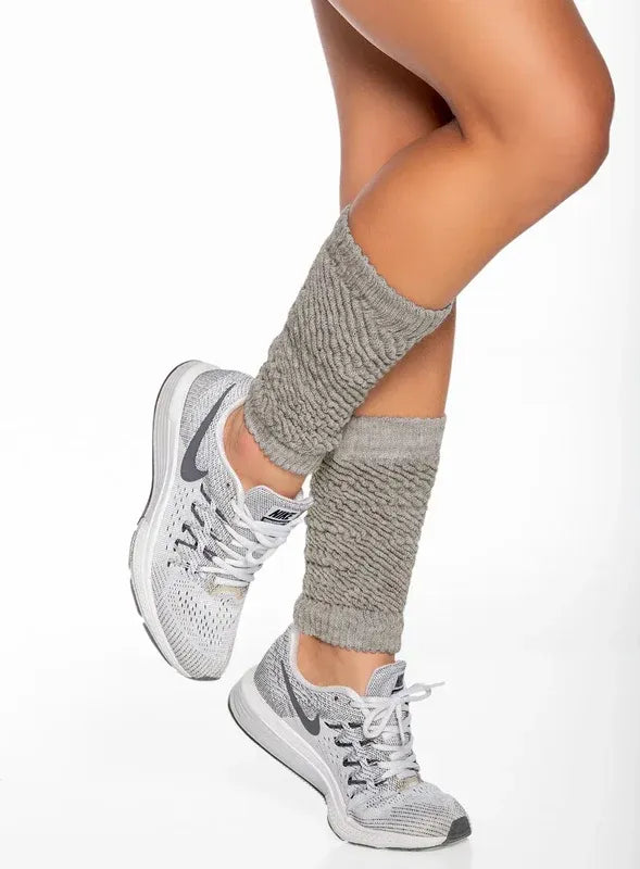 Media deportiva color gris para mujer, marca BABALÚ, referencia 1123, vista frontal. Compra al por mayor en babalu.com.co en COP.