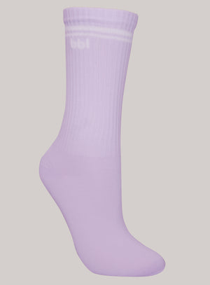 Media deportiva color morado para mujer, marca BABALÚ, referencia 0693, vista lateral. Compra al por mayor en babalu.com.co en COP.