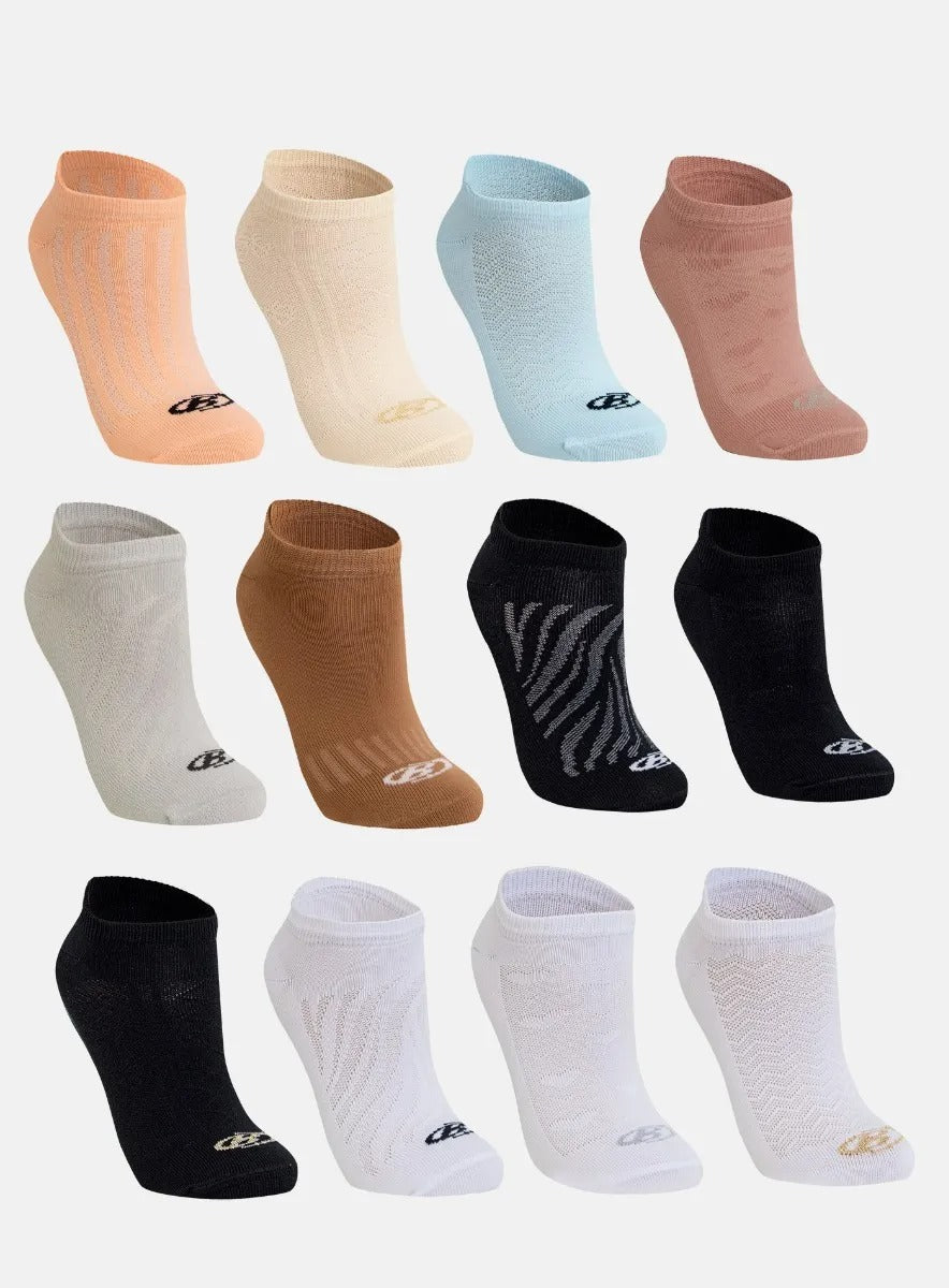 MEDIA DEPORTIVA TALONERA  X 12 UNIDADES