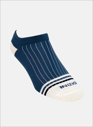 Media talonera color blanco para hombre, marca INIZIO, referencia 0503, vista lateral. Compra al por mayor en babalu.com.co en COP.
